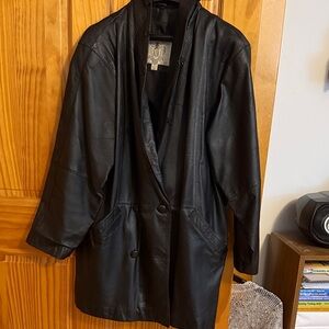 Women's Black Leather Jacket